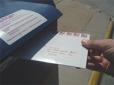 Googling via the USPS